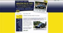 Desktop Screenshot of amazingbluetaxi.com